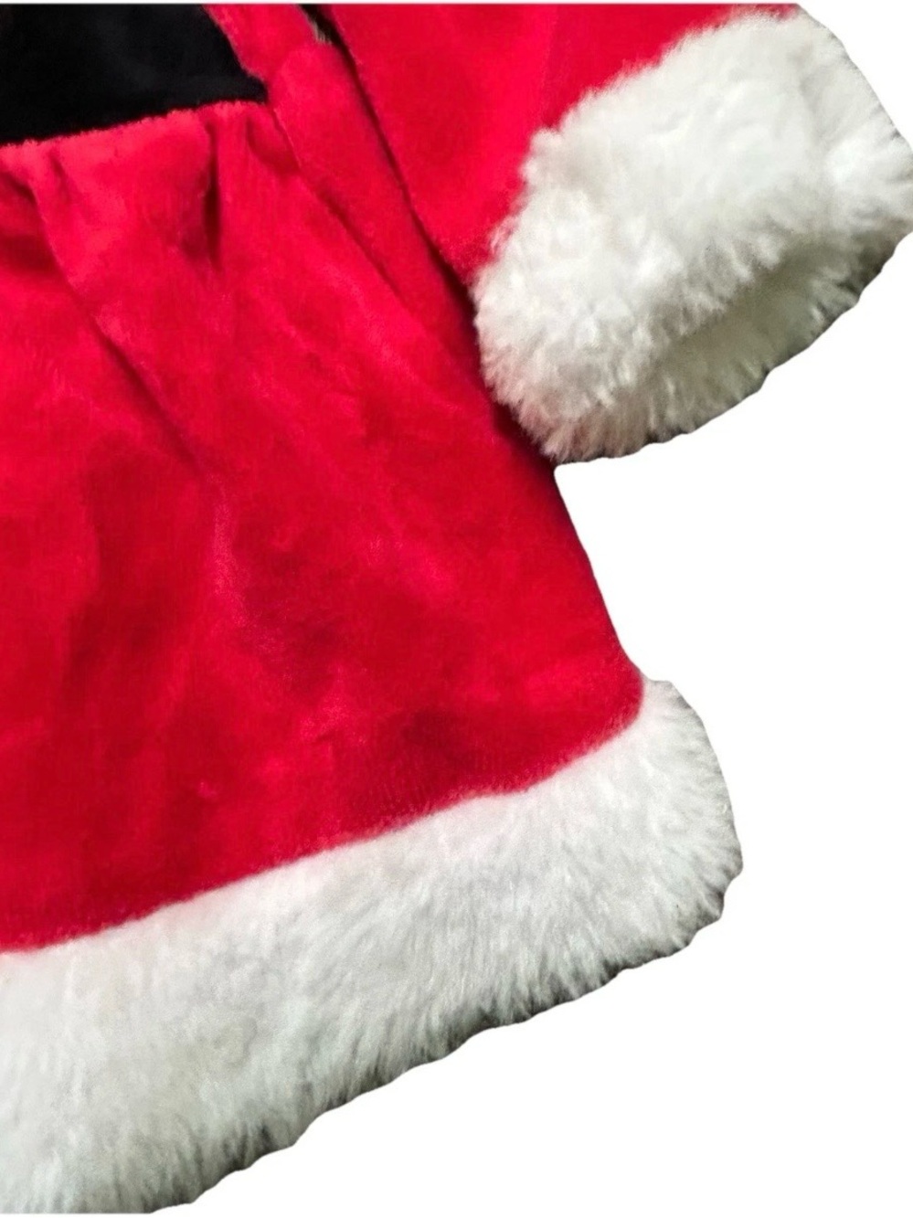 Baby Girl Christmas Santa Dress Rudolph Red White Holiday Size 9 Months - Picture 2 of 3